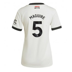 Manchester United Harry Maguire #5 Dámské Alternativní Dres 2024-25 Krátký Rukáv